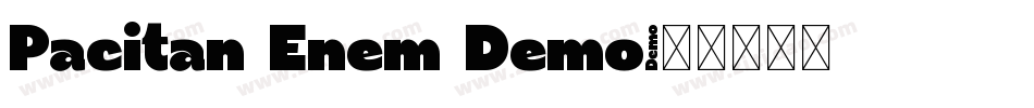 Pacitan Enem Demo字体转换
